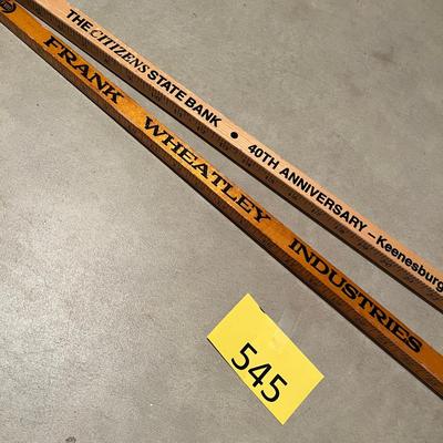 Rare Square Yard Sticks