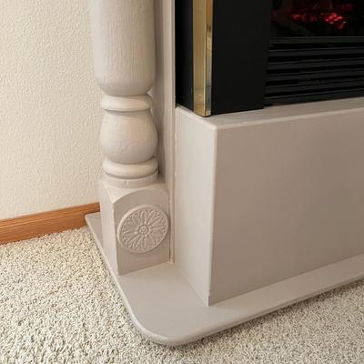 Electric Fireplace w/ Cabinet