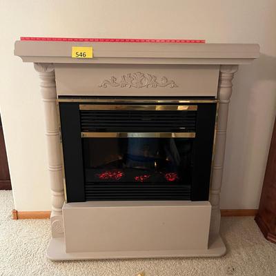 Electric Fireplace w/ Cabinet