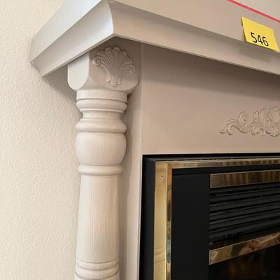 Electric Fireplace w/ Cabinet