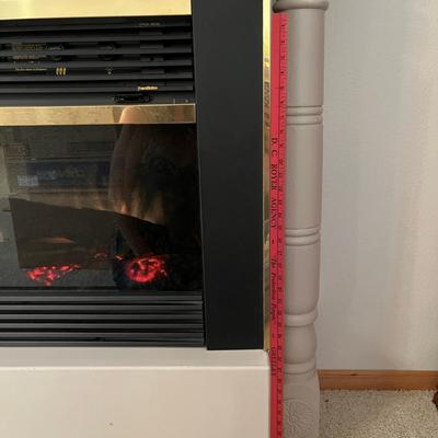 Electric Fireplace w/ Cabinet