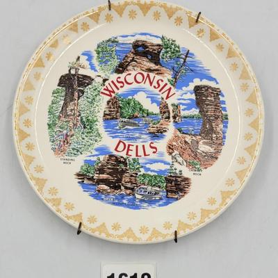 Wisconsin Souvenir Plate
