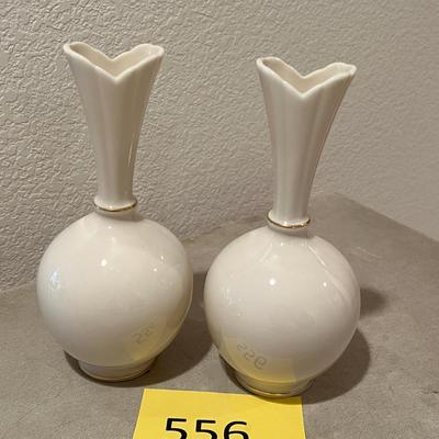 Vintage Lenox Fluted Vases