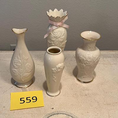 Lenox Vases Lot of 4