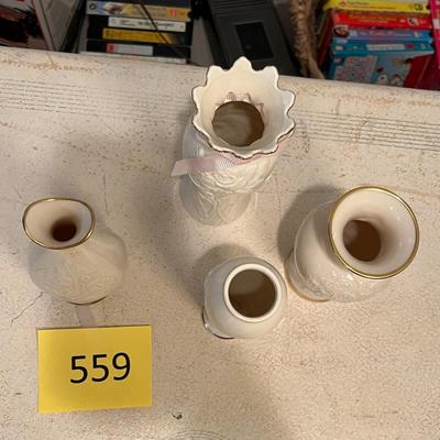 Lenox Vases Lot of 4