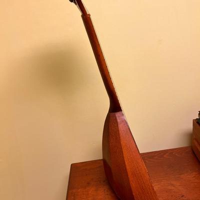 Vintage Russian Balalaika Hand Painted Instrument