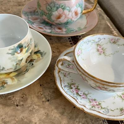 Lot of 3 Cups & Saucers