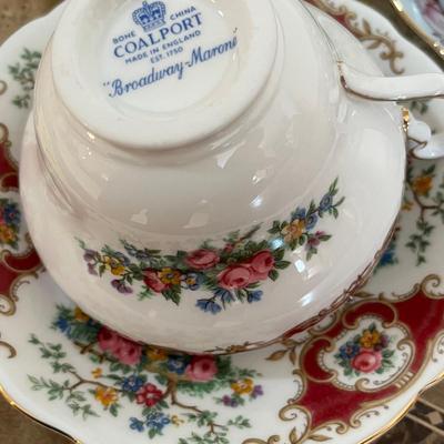Lot of 3 Fancy Teacups