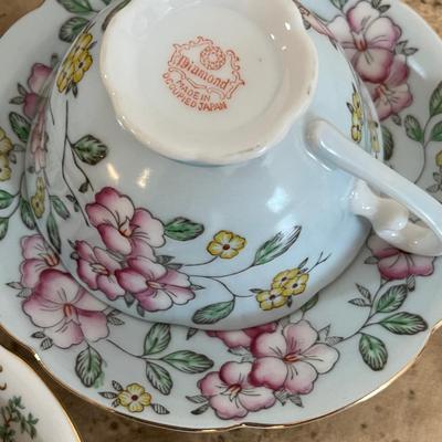 Lot of 3 Fancy Teacups