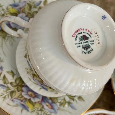 Lot of 3 Fancy Teacups