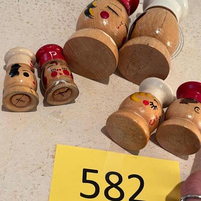 Wood Chef Salt & Pepper shakers