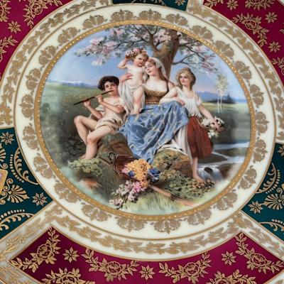 Bavarian Plates with Scene