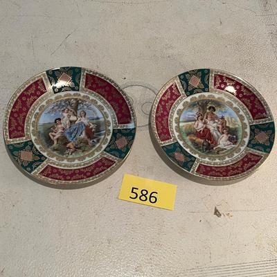 Bavarian Plates with Scene
