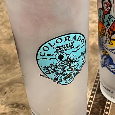 Gold Rush Centennial Glasses