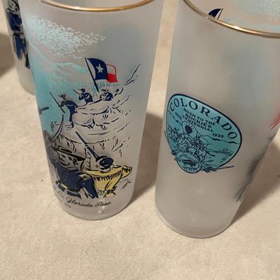 Gold Rush Centennial Calvary Glasses