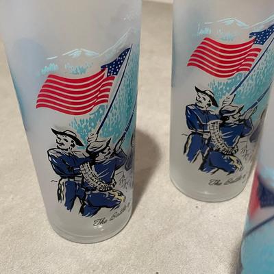 Gold Rush Centennial Calvary Glasses