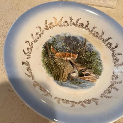 Lot of porcelain bowls & plate