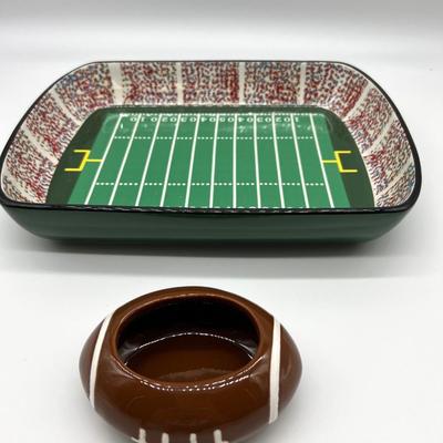 Burton Ceramic Football Stadium Chip and Dip