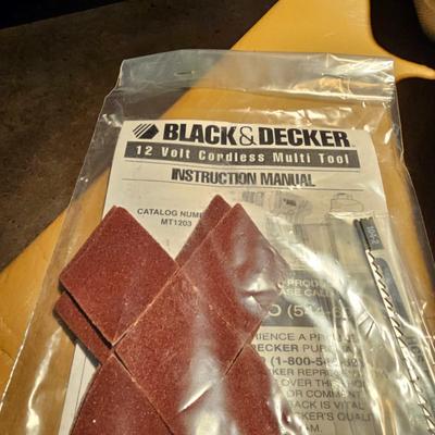 Black & Decker 12Volt Cordless Multi-Tool  (WS2-JS)