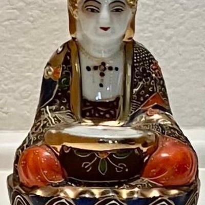 Nippon Satsuma Figure Incense Burner