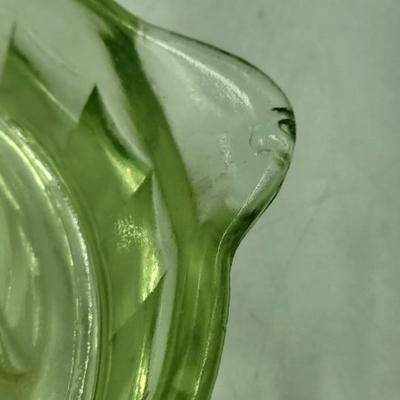 Vintage Uranium Glass Juicer