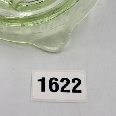 Vintage Uranium Glass Juicer