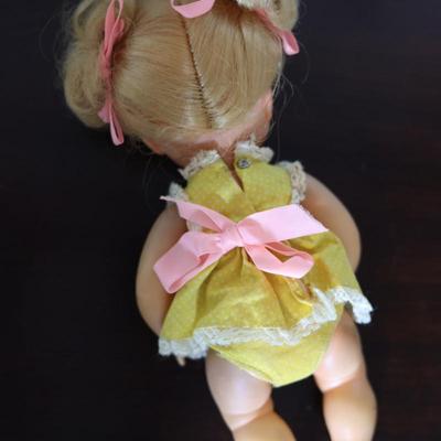 MATTEl Baby Go Bye-Bye Doll, Ideal Pepper Doll, Doll Baby & Clothes- 1960s