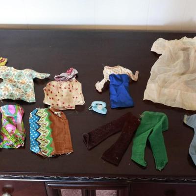 MATTEl Baby Go Bye-Bye Doll, Ideal Pepper Doll, Doll Baby & Clothes- 1960s