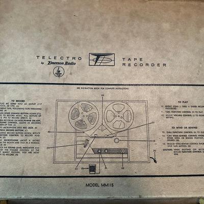 Vintage Emerson Tape Recorder