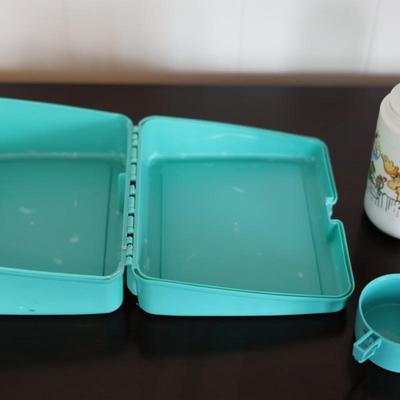DR. SEUSS - Wubbulous World of Dr. Seuss - Vintage Plastic Lunchbox with Thermos