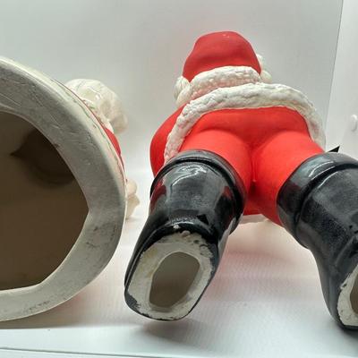 VTG Ceramic Santa & Mrs. Clause