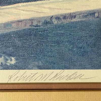 SIGNED Framed Art by Robert Rucker
