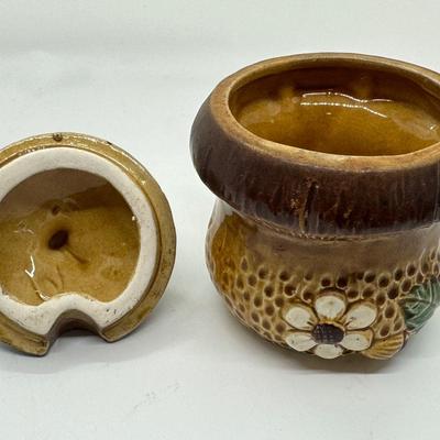 Small Ceramic Pot With Lid
