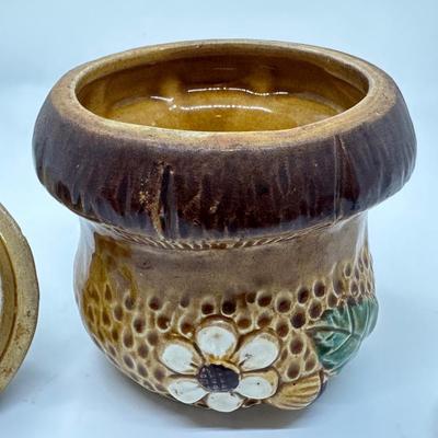Small Ceramic Pot With Lid