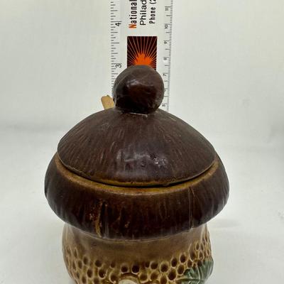 Small Ceramic Pot With Lid