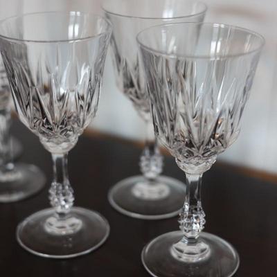 Glass Wine and Champagne Glasses