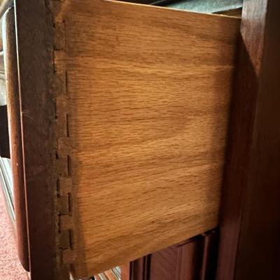 Long Dresser With Double Mirrors