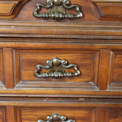 Long Dresser With Double Mirrors