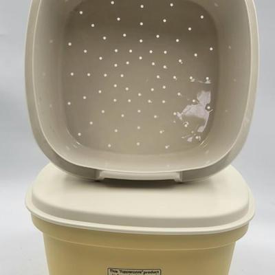 Vintage Tupperware Crisper/Strainer Set