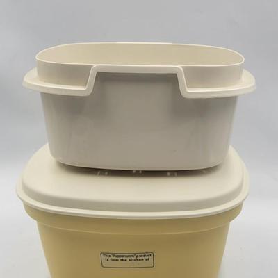 Vintage Tupperware Crisper/Strainer Set