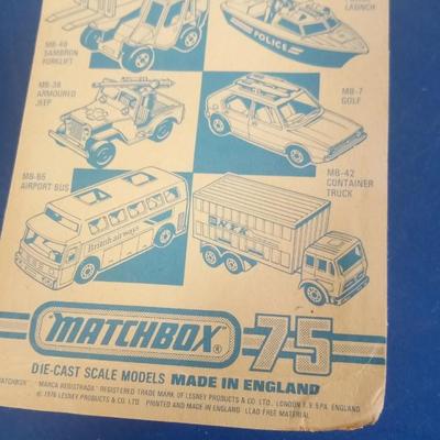 LOT 81 VINTAGE MATCH BOX ADVERTISING TWO STORY BUS