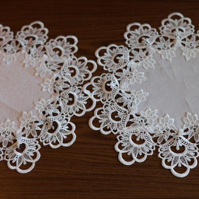 Pair of 16 " Lace Doilies