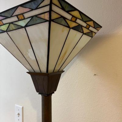 Tiffany Style 3 Way Floor Lamp