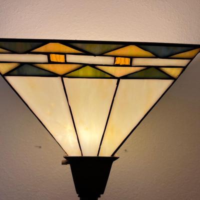 Tiffany Style 3 Way Floor Lamp