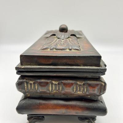 Metal Floral Decorative Box