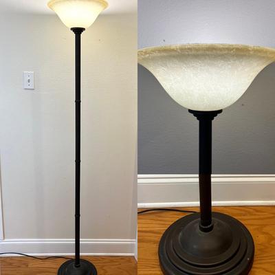Bronze Torchiere Floor Lamp