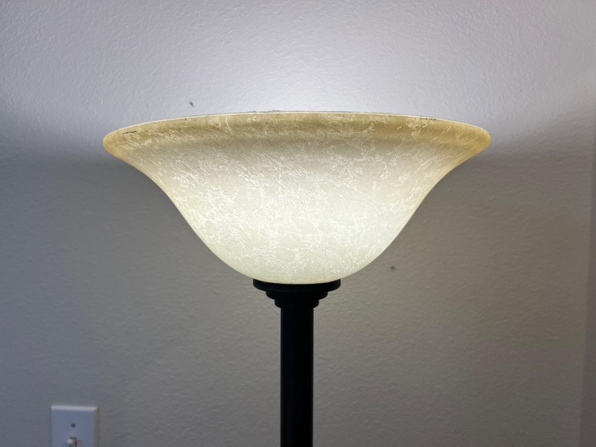 Bronze Torchiere Floor Lamp