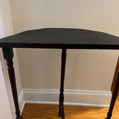 Vintage Half Moon 3 Legged End Table *Read Details