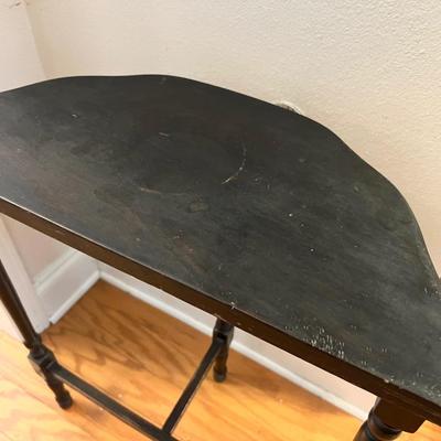 Vintage Half Moon 3 Legged End Table *Read Details