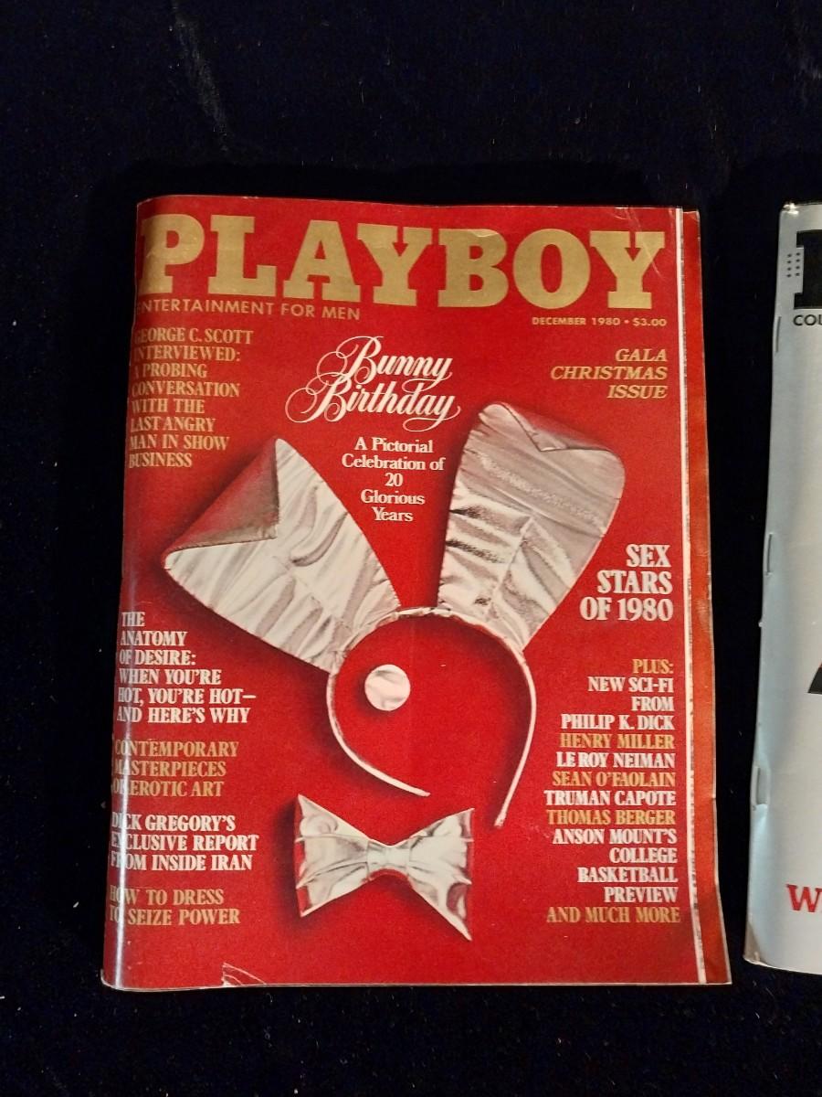 3 VINTAGE PLAYBOY MAGAZINES 1979 & 1980